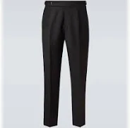 Black Italian Designer Trouser